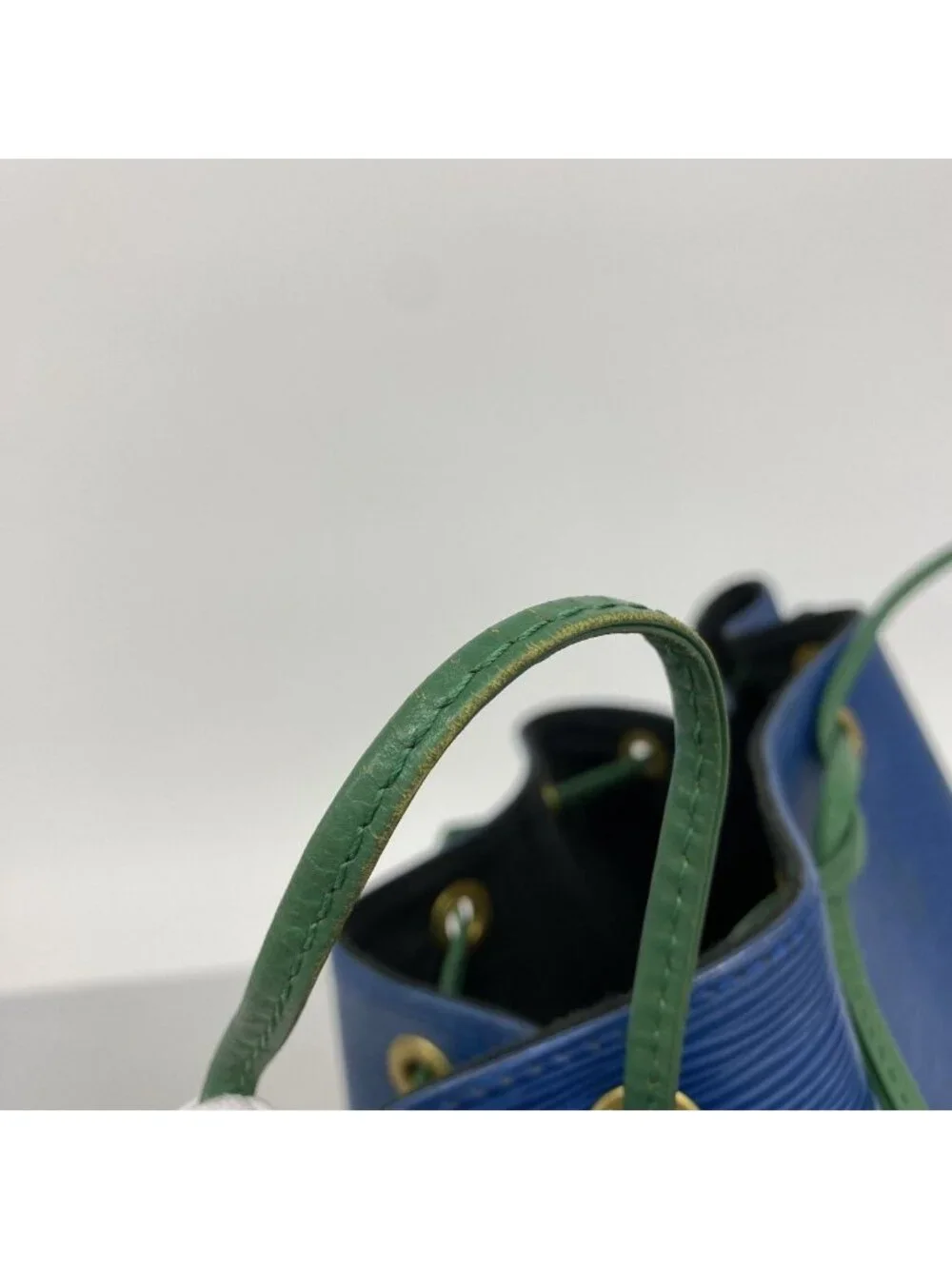 Louis Vuitton Shoulder Bag Epi Bicolor Noe Toledo Blue Borneo Green